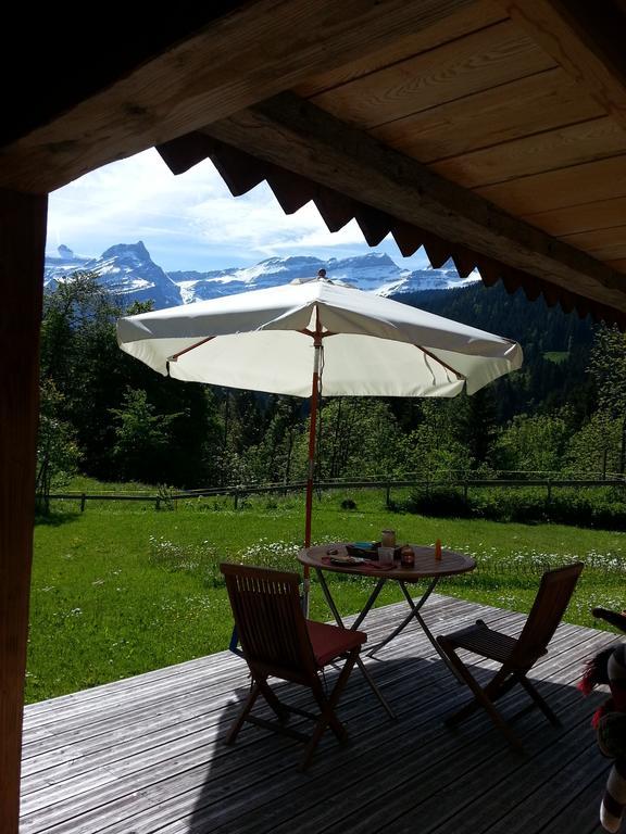 Chalet La Croisee Bed & Breakfast Vers L'Eglise Exterior photo