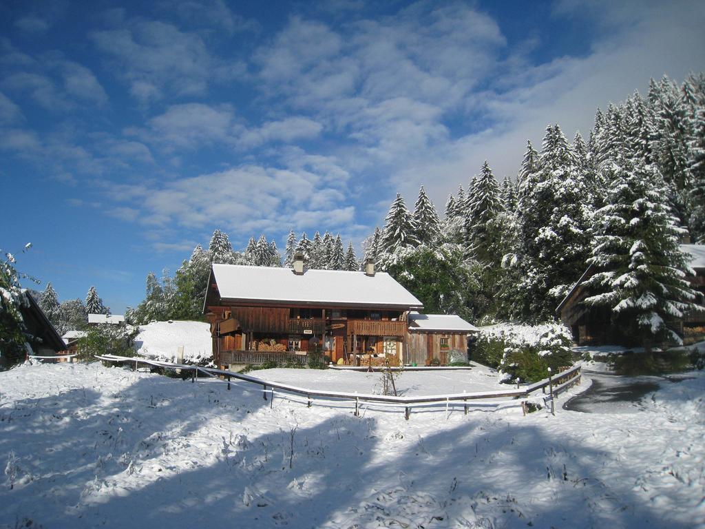 Chalet La Croisee Bed & Breakfast Vers L'Eglise Exterior photo